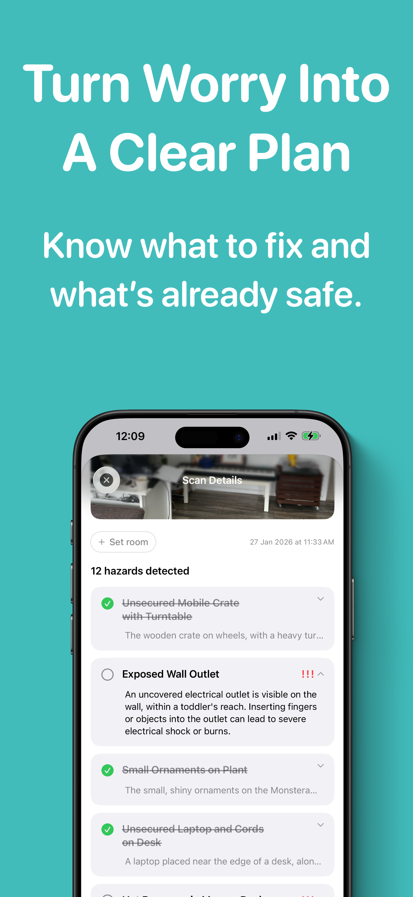 SafeNest Checklist Progress